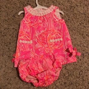 EUC 3-6 months Lilly Dress with bloomers